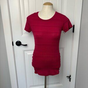 50% Off Sale  Eddie Bauer Womens Red Short Sleeve Top